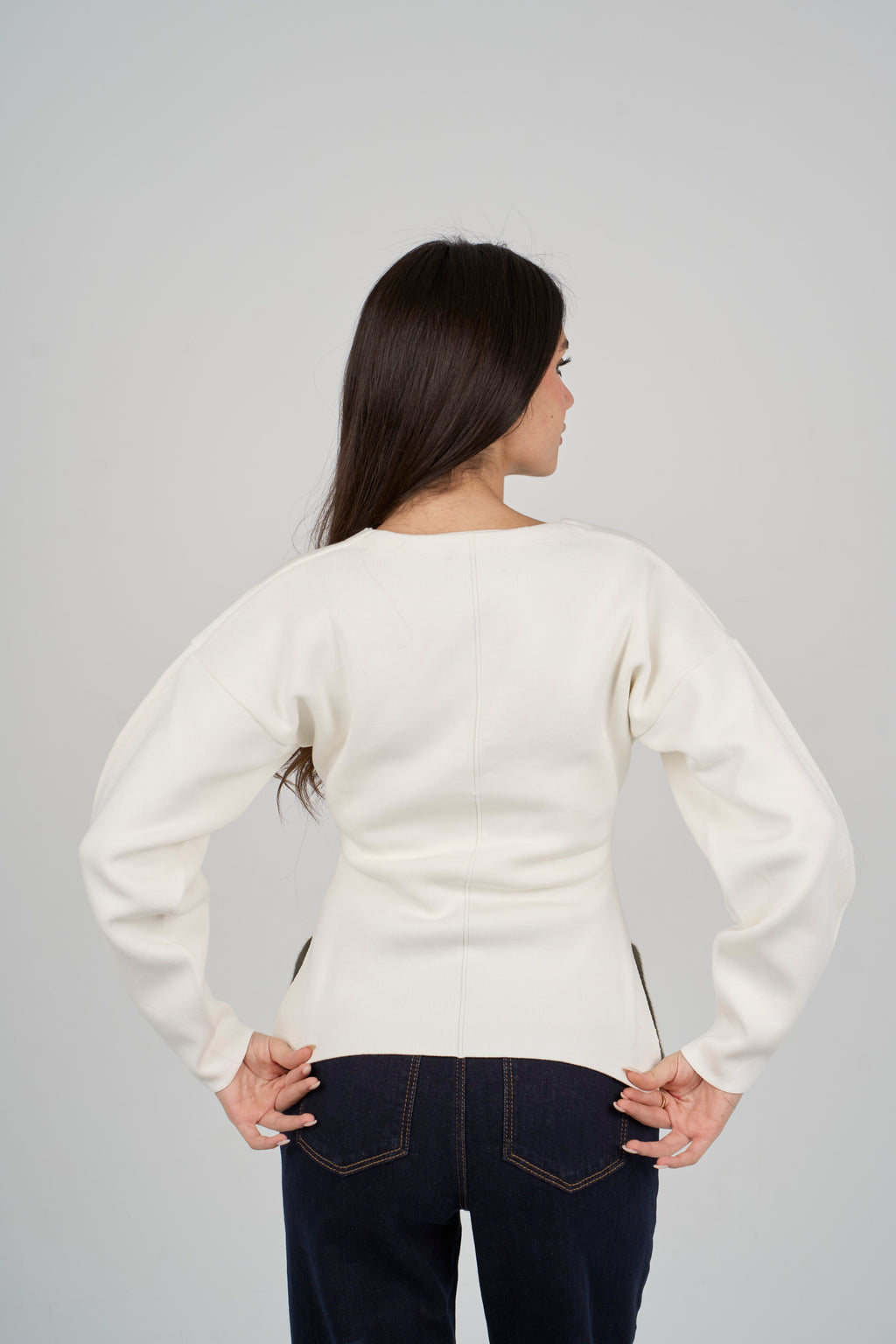 V Neck Knit Cardigan