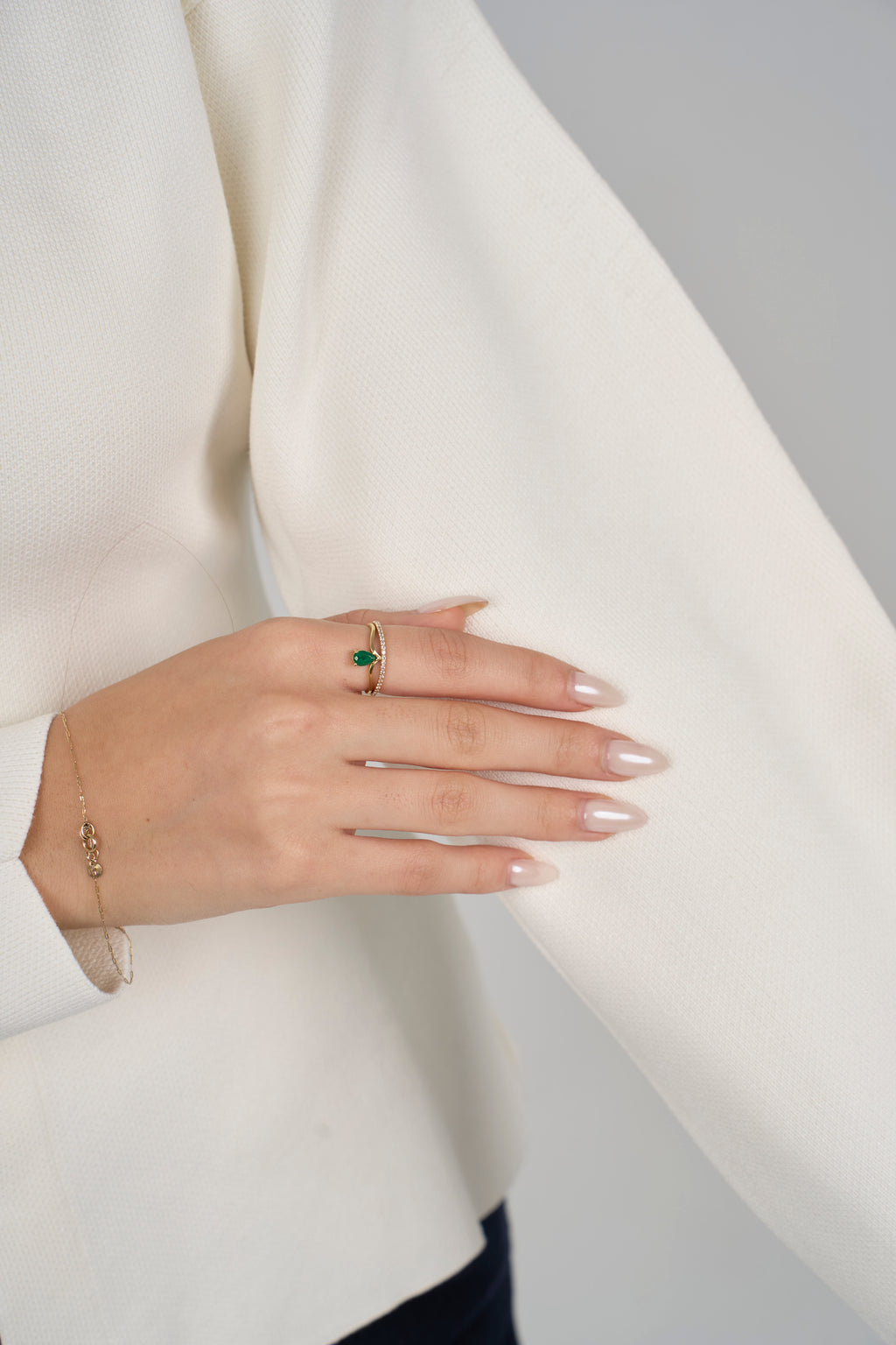 V Neck Knit Cardigan