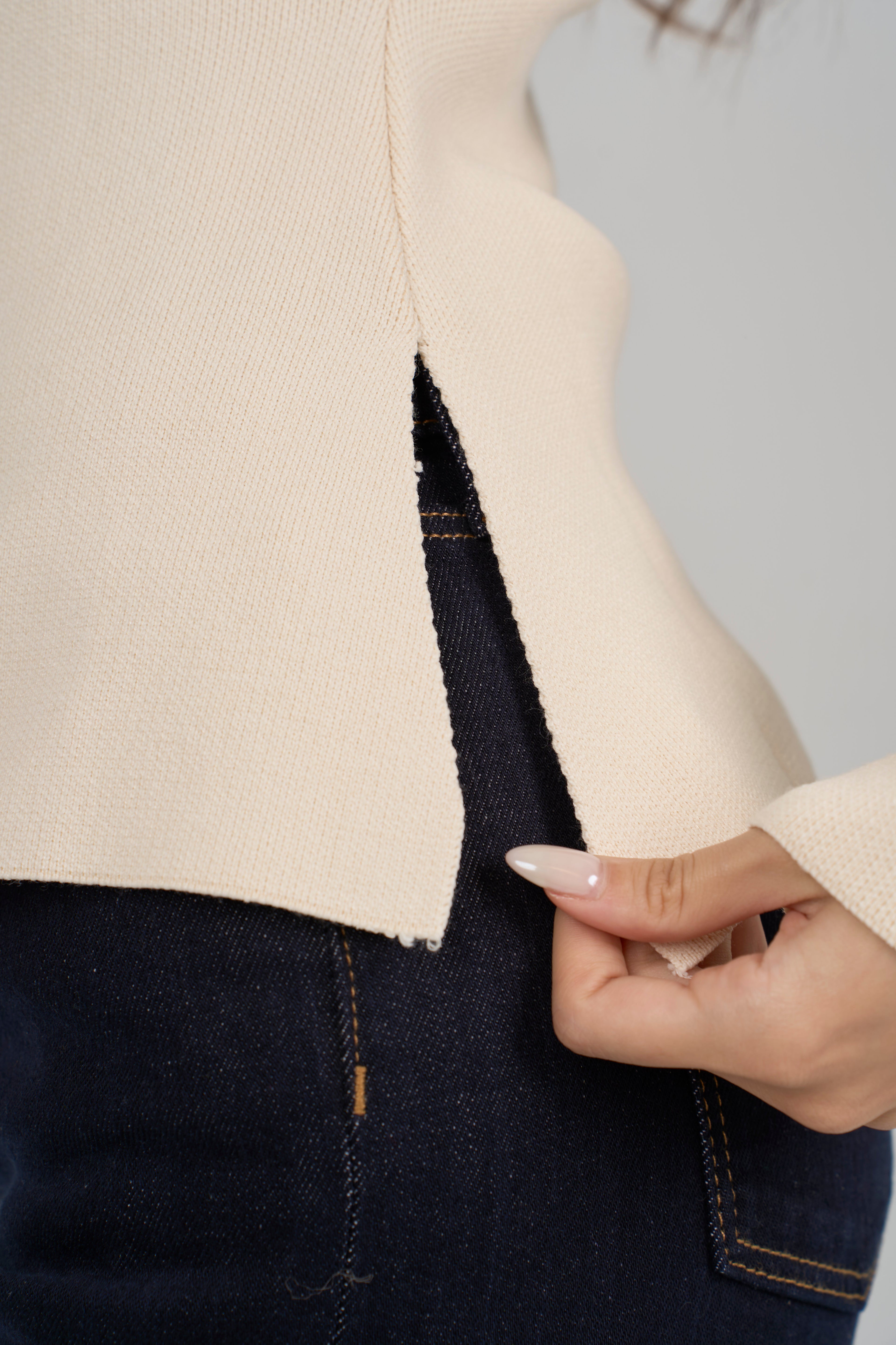 V Neck Knit Cardigan